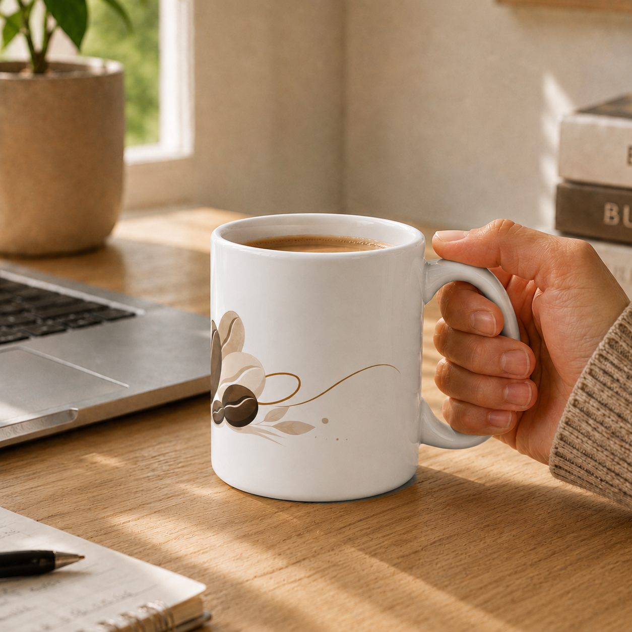 Ryder Coffee Tasse 330 ml – Coffee Bean Design | Home Café Keramiktasse