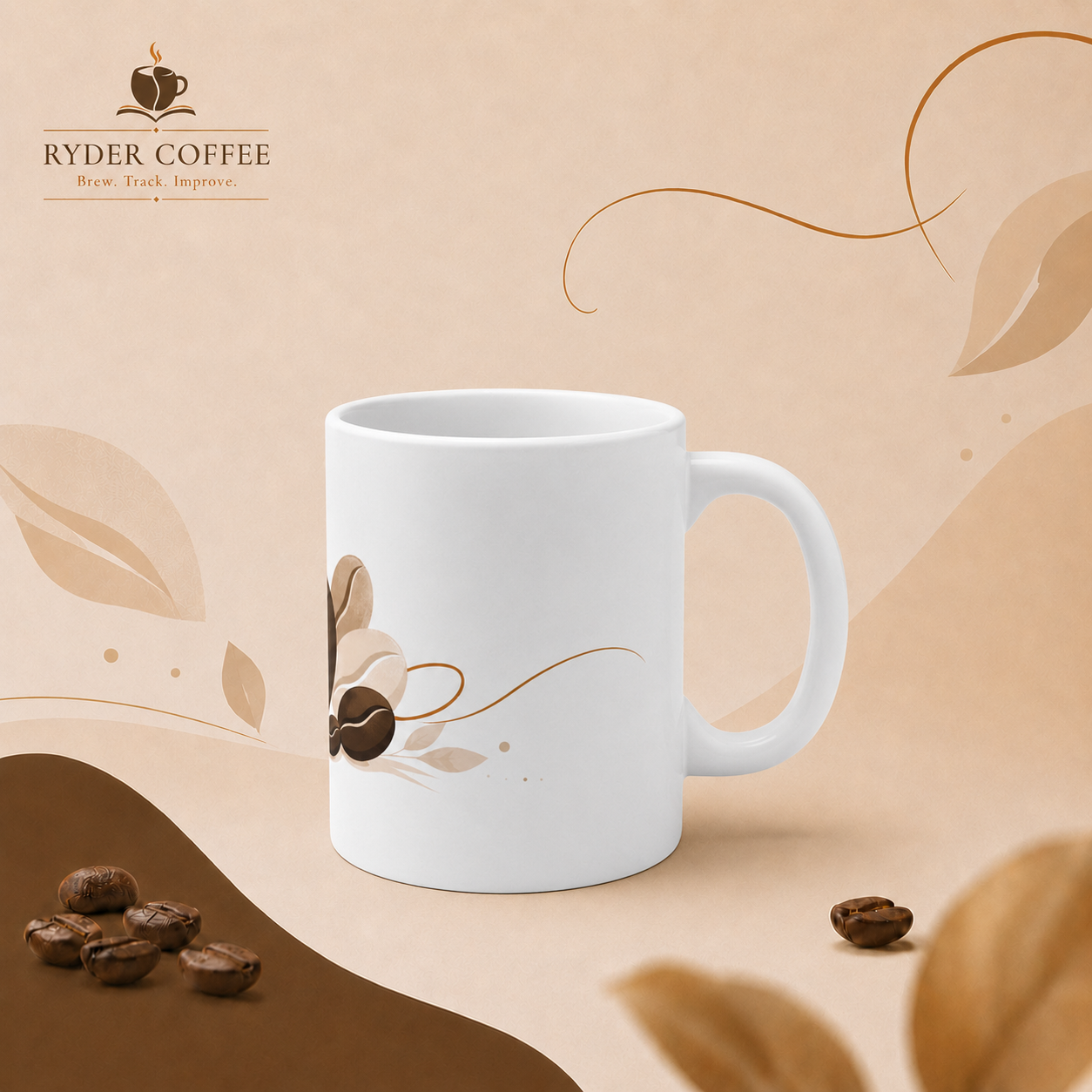 Ryder Coffee Tasse 330 ml – Coffee Bean Design | Home Café Keramiktasse