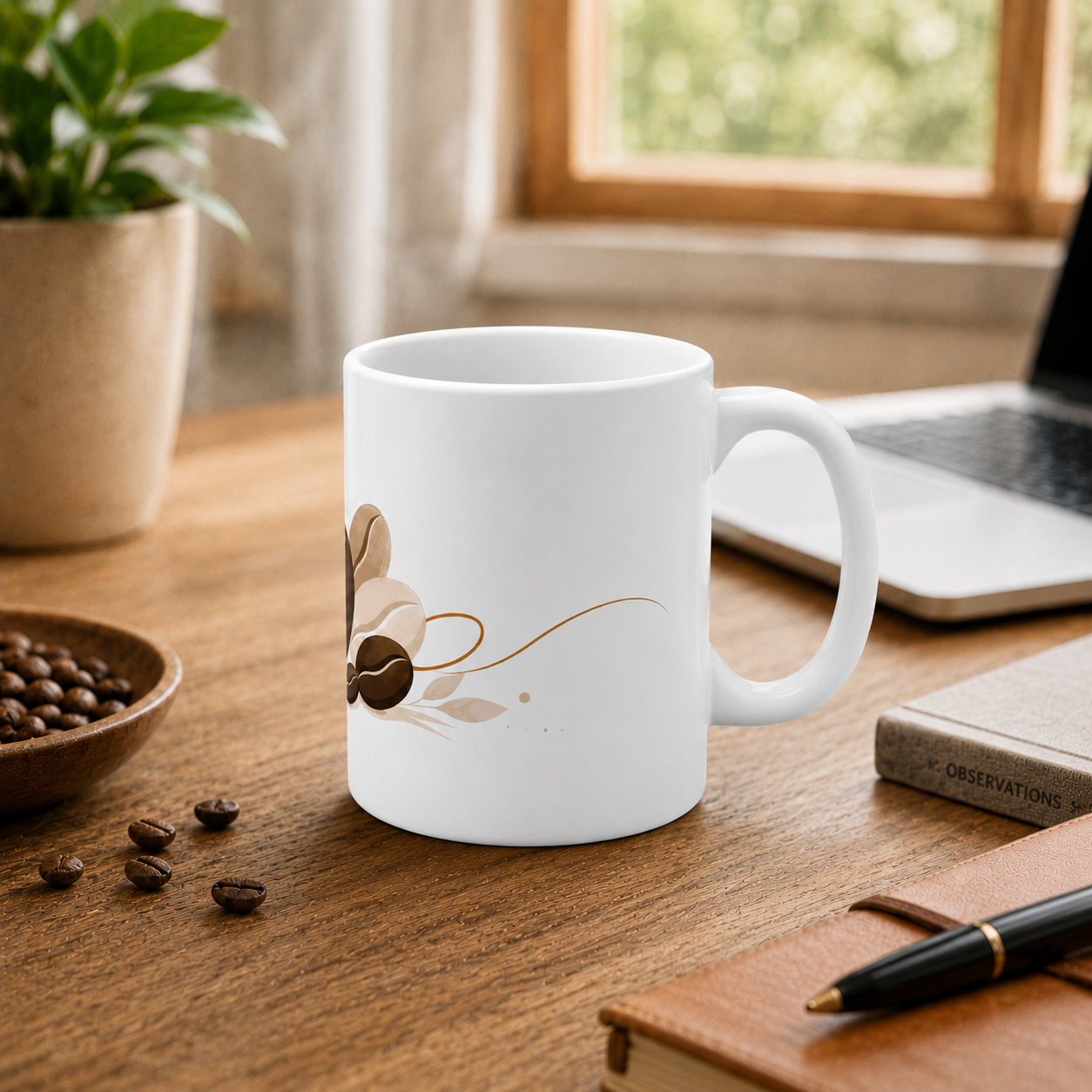 Ryder Coffee Tasse 330 ml – Coffee Bean Design | Home Café Keramiktasse