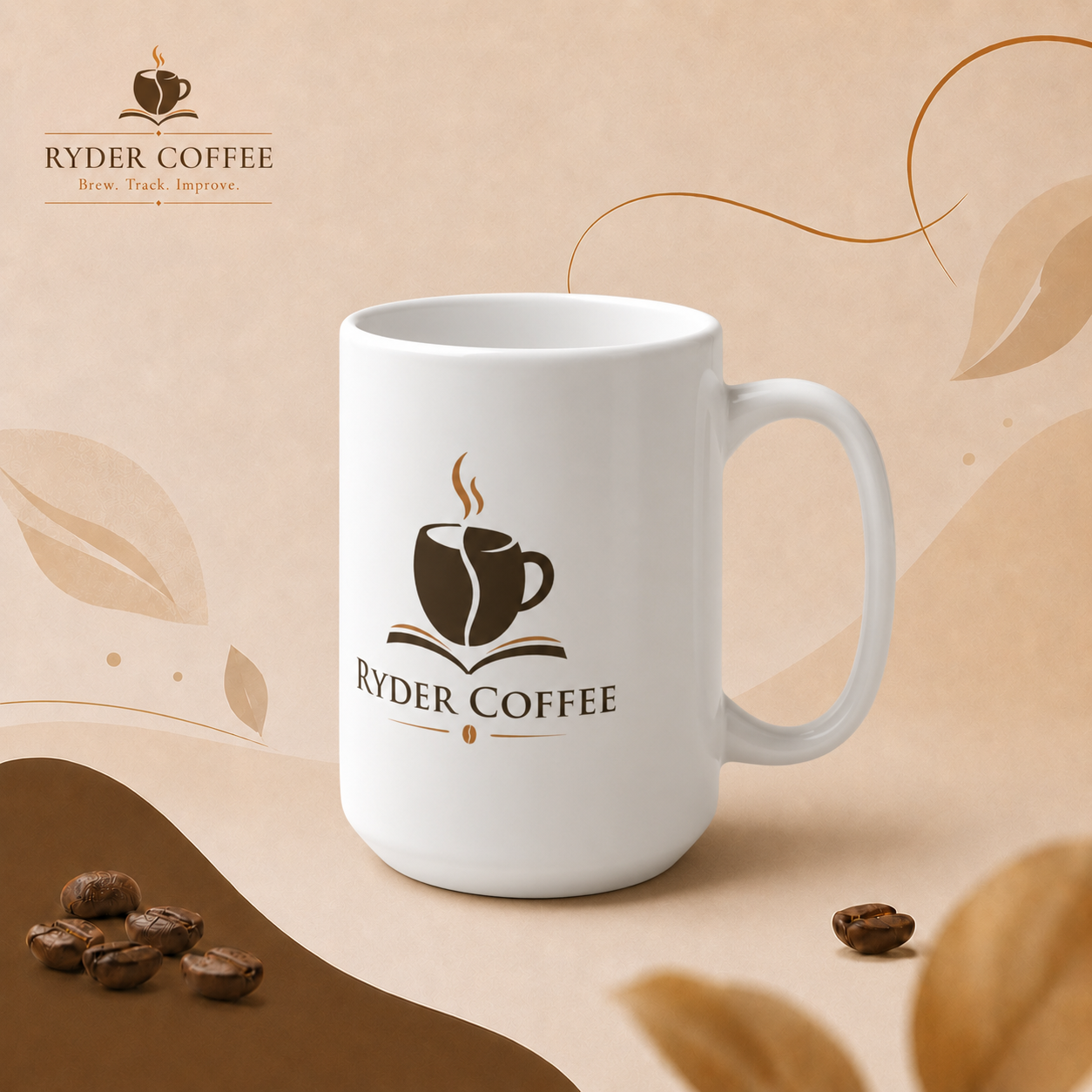 Ryder Coffee Tasse 440 ml – Café-Modus aktiviert Design | Home Café Keramiktasse