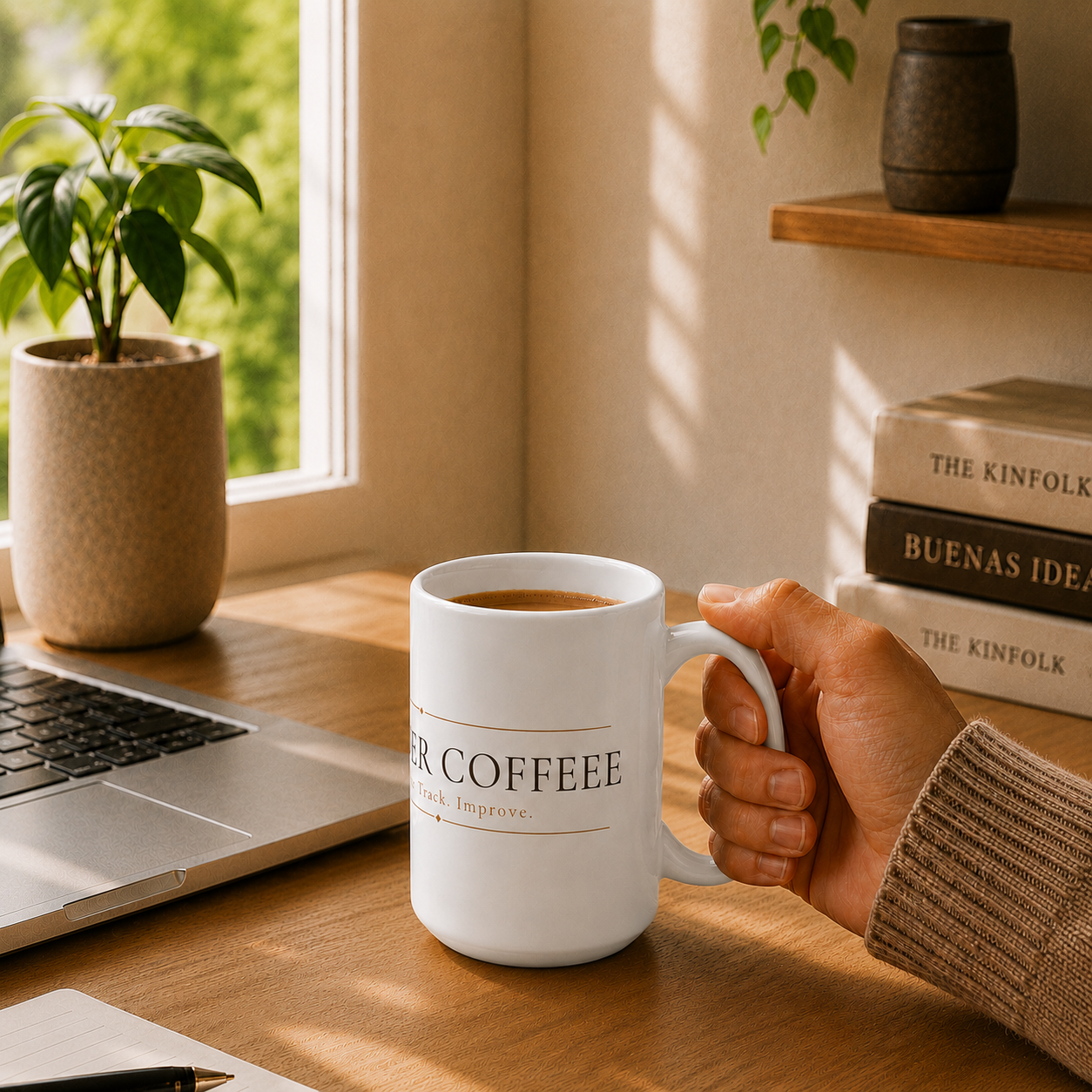 Ryder Coffee Tasse 440 ml – Logo Design | Home Café Keramiktasse