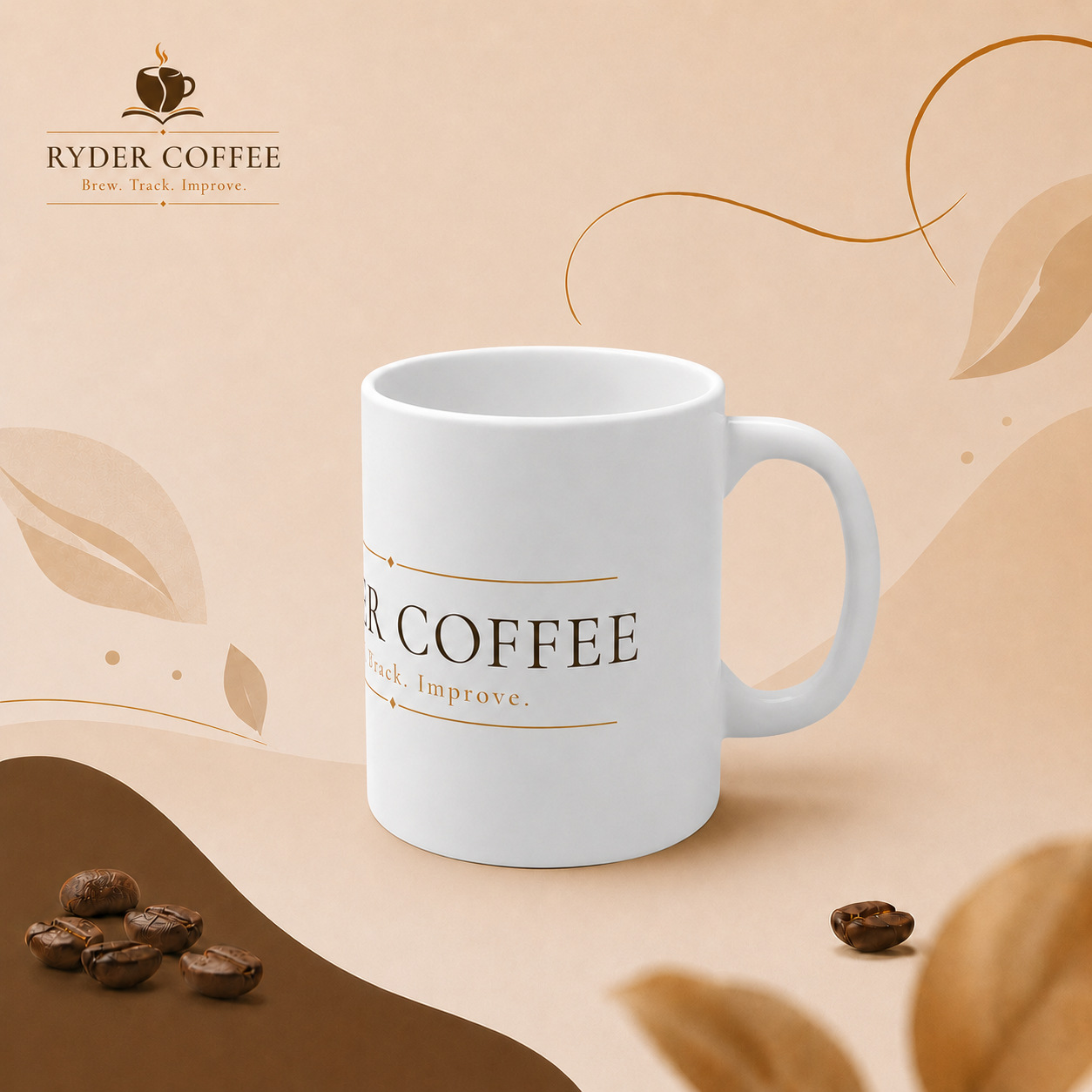 Ryder Coffee Tasse 330 ml – Logo Design | Home Café Keramiktasse