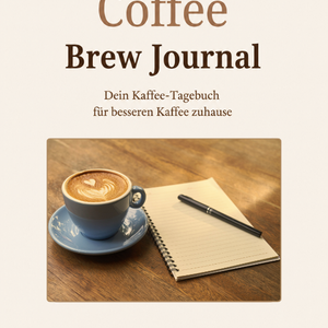 Ryder Coffee Brew Journal - Digitales Kaffee-Tagebuch für zuhause