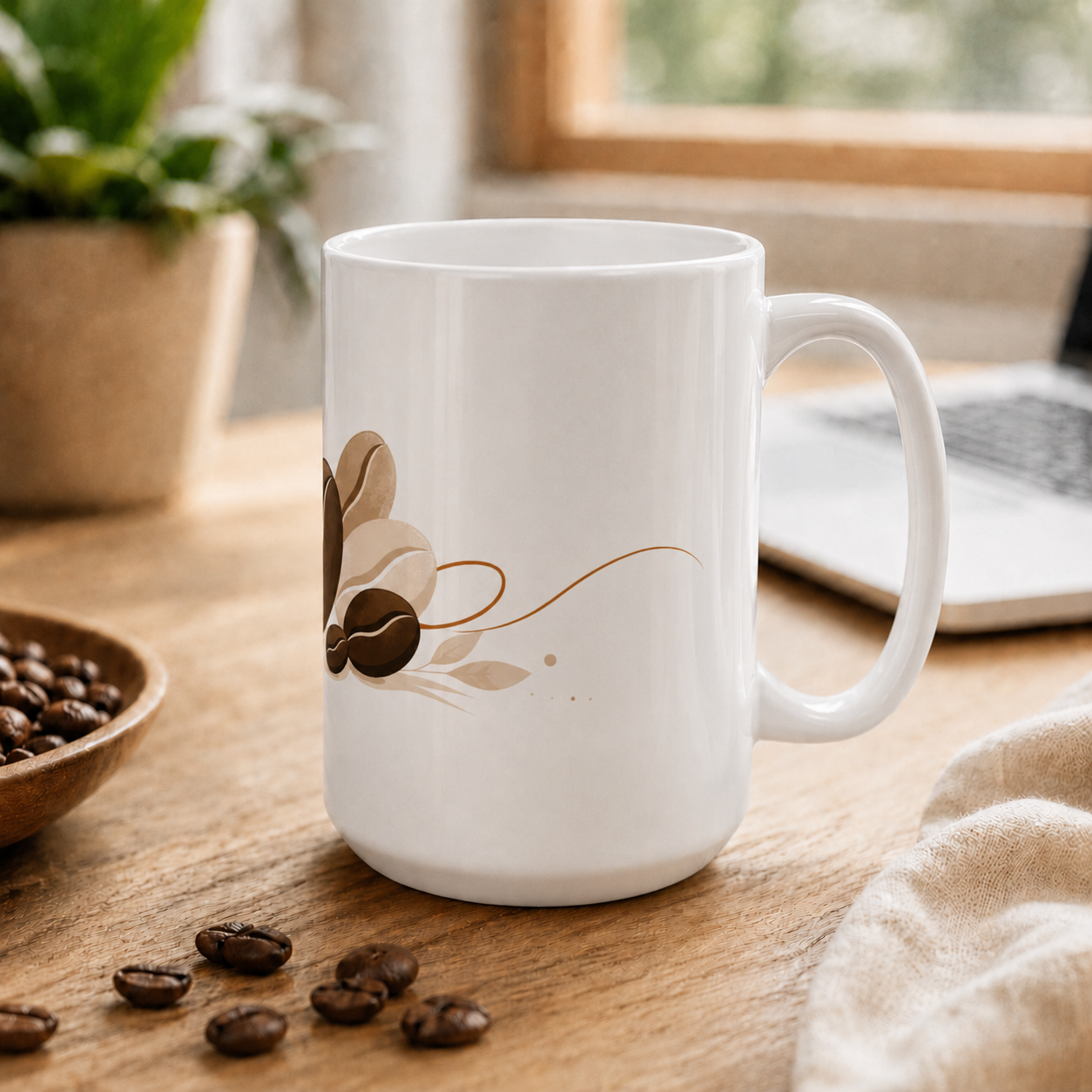 Ryder Coffee Tasse 440 ml – Coffee Bean Design | Home Café Keramiktasse