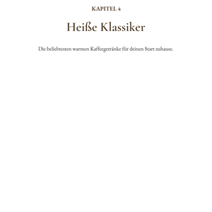 Kaffee zuhause wie im Café – Digitales Rezeptbuch für Anfänger